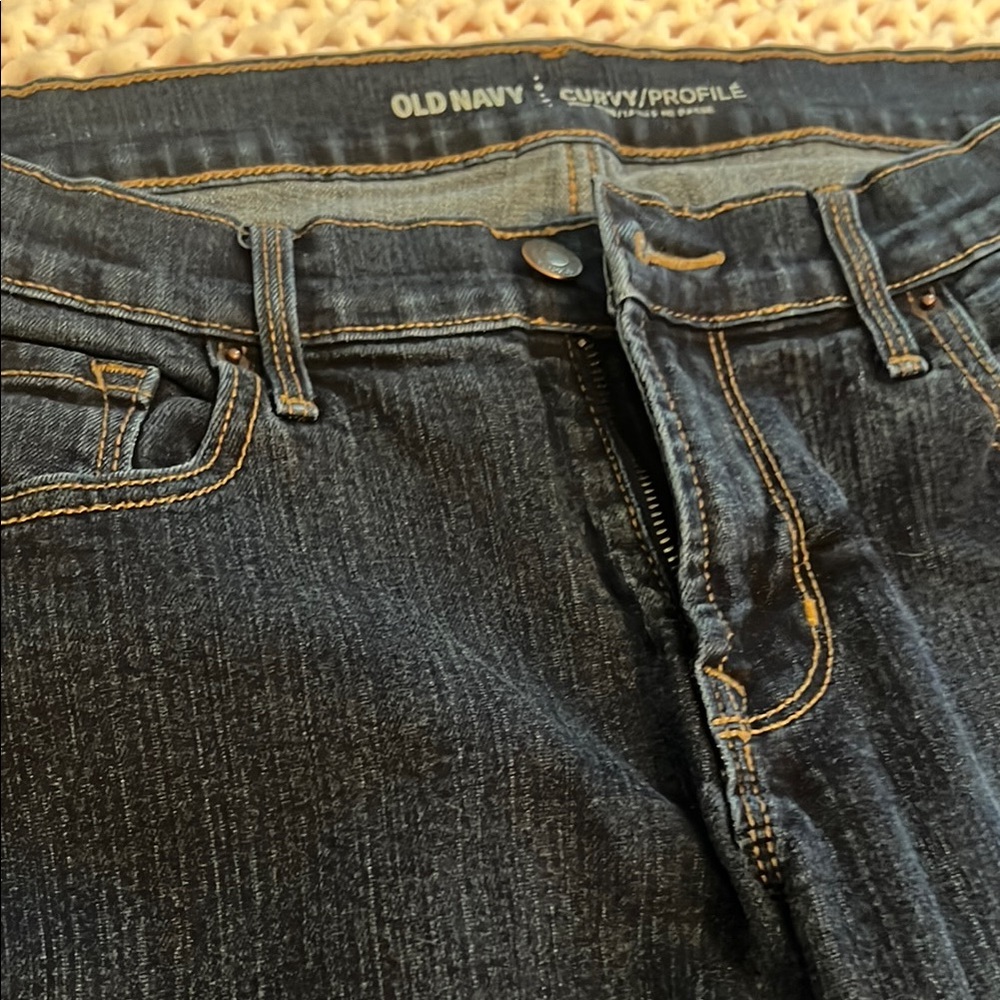 Old Navy Women's Blue Jeans 12 short